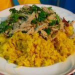 Turmeric Rice with Mixed Salad